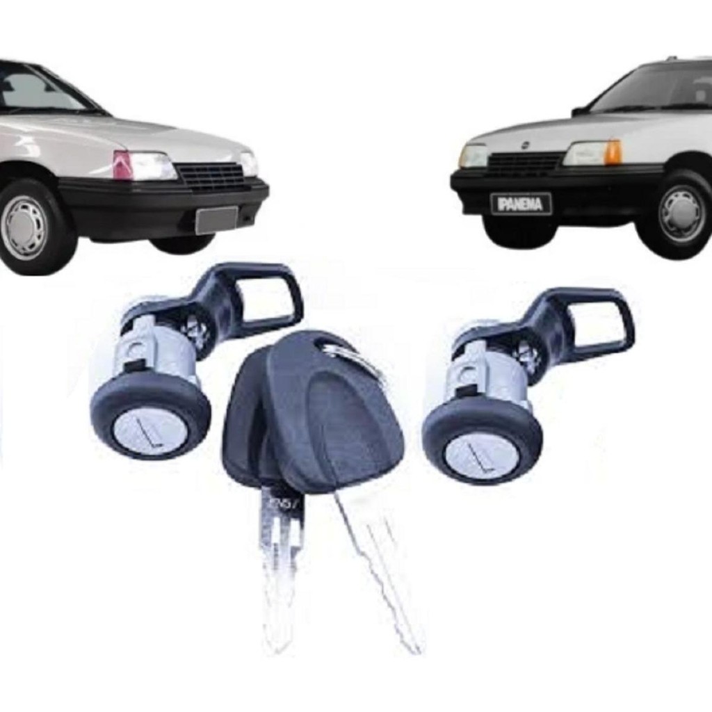 Par Cilindro Miolo Porta Kadett 89 90 91 92 93 94 95 96 em Oferta na Shopee