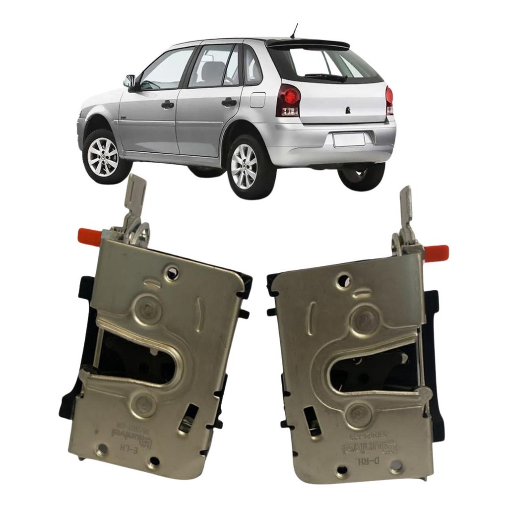 Par Fechadura Portas Traseira Mecânica Gol G4 2005 á 2014 Envio Imediato em Oferta na Shopee