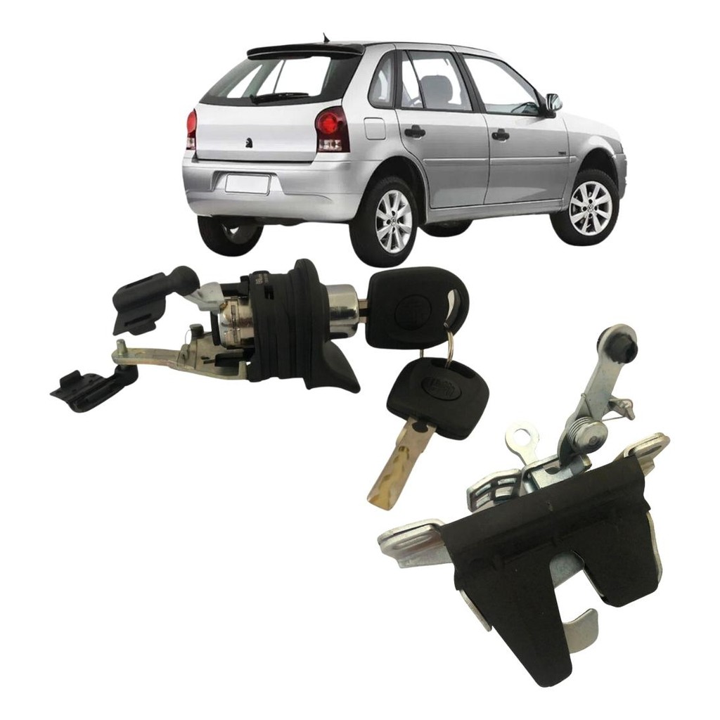 Kit Fechadura Gol G4 Porta Mala 2005 2006 2007 Até 2014 em Oferta na Shopee