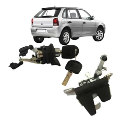 Kit Fechadura Gol G4 Porta Mala 2005 2006 2007 Até 2014