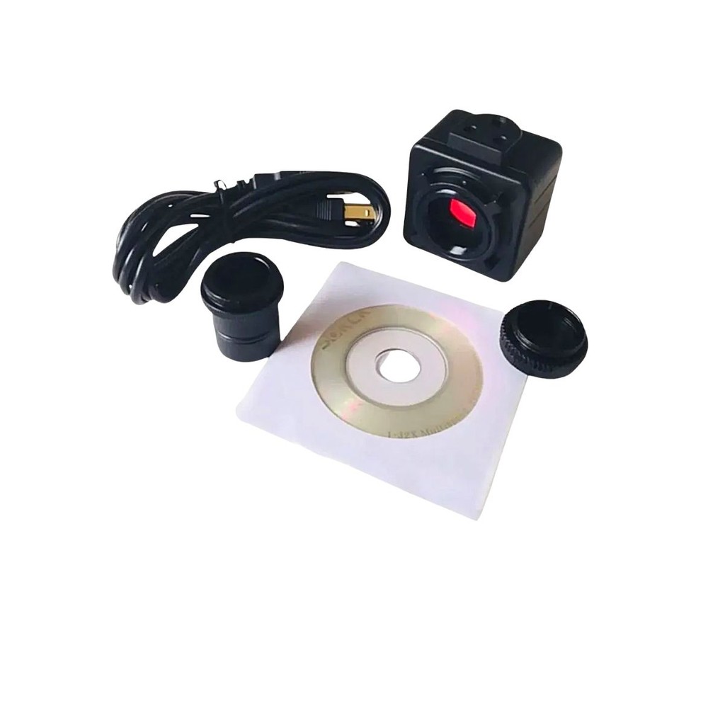 Câmera Digital 5 Mega Pixels 5mp Para Microscópio Conexão USB Com Software