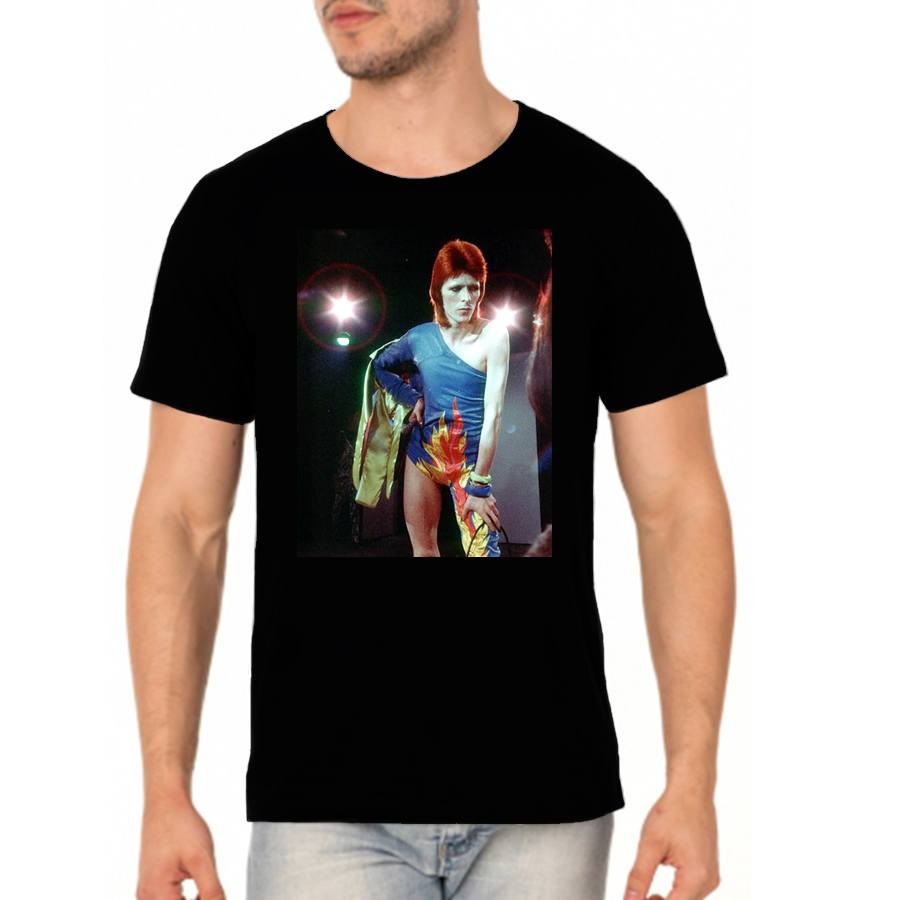 Camiseta Masculina David Bowie Ziggy Stardust Foto - 100% algodão
