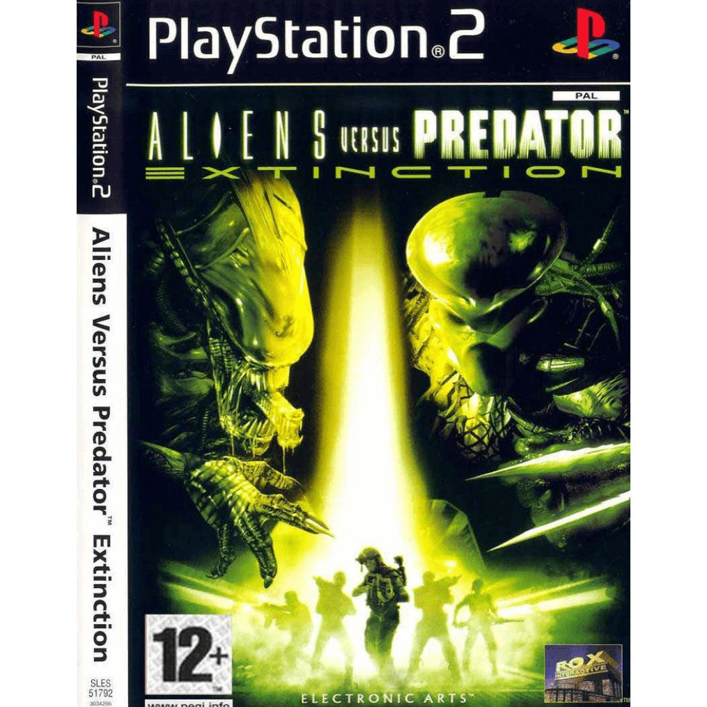 Personalizado Aliens Versus Predator Extinction Ps2