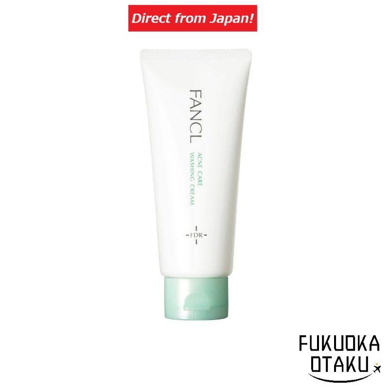 Sabonete Facial FANCL Creme de Limpeza Antiacne (Medicinal) 90g Pele Acneica, Poros, Aspereza【Direto do Japão】