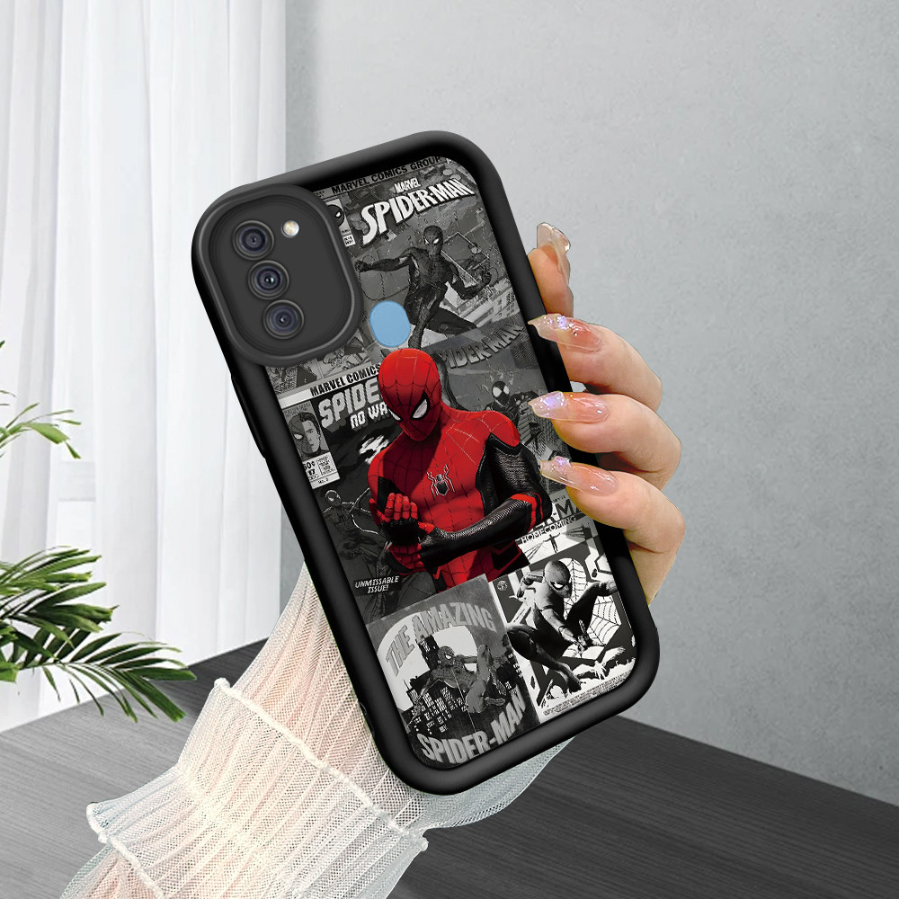 Capa Para Samsung Galaxy A11 M11 Capinha Macio Normal Preto Silicone De Celular Case 6168 TYB em Oferta na Shopee