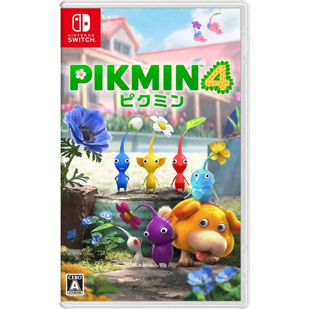 Pikmin 4 | Nintendo Switch Cartucho Físico Japão | RPG Estratégico com Cão Espacial | Português BR Inglês Japonês