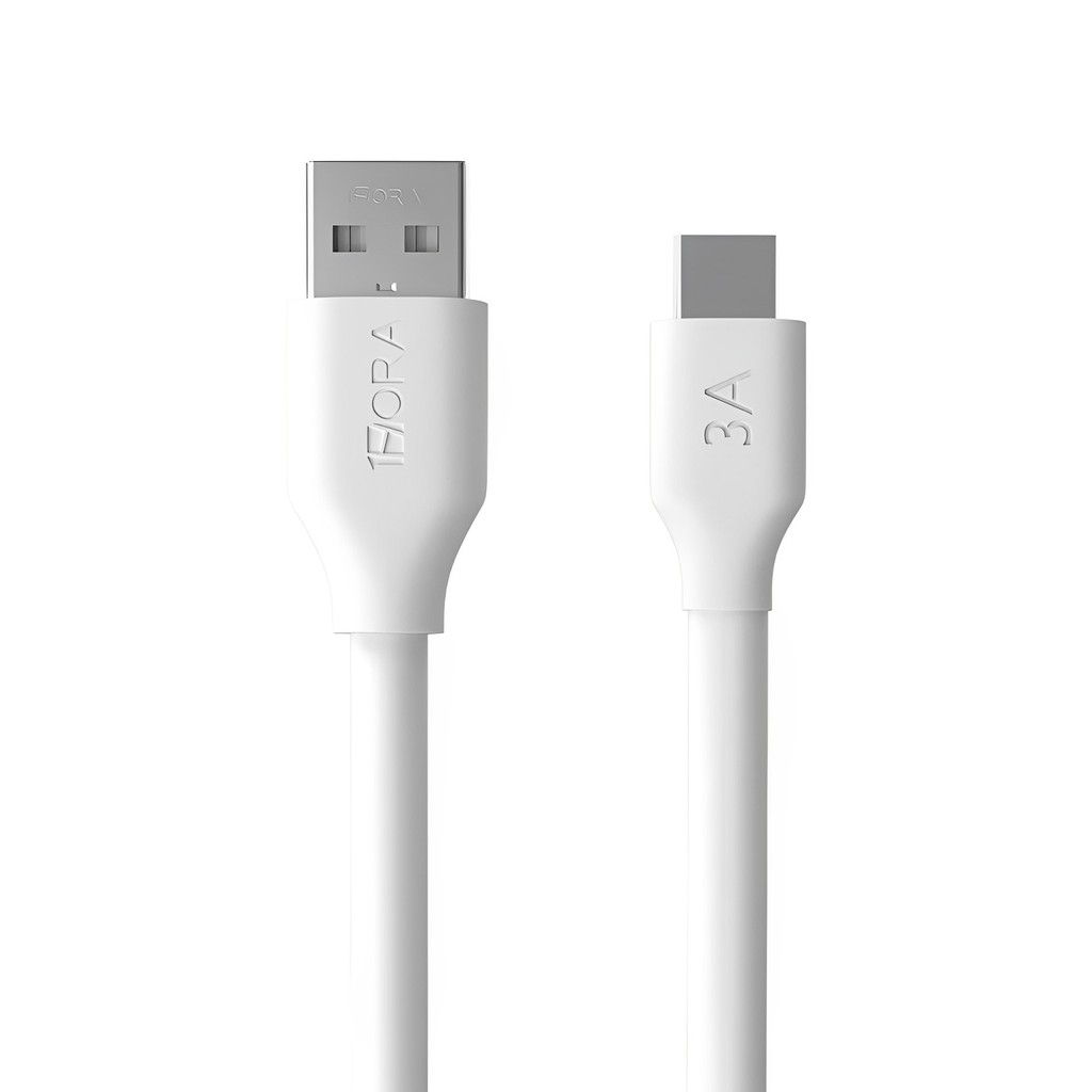 Cabo Carregamento/Dados Usb 2.0 A/C 1Hora 3A 1M Branco em Oferta na Shopee