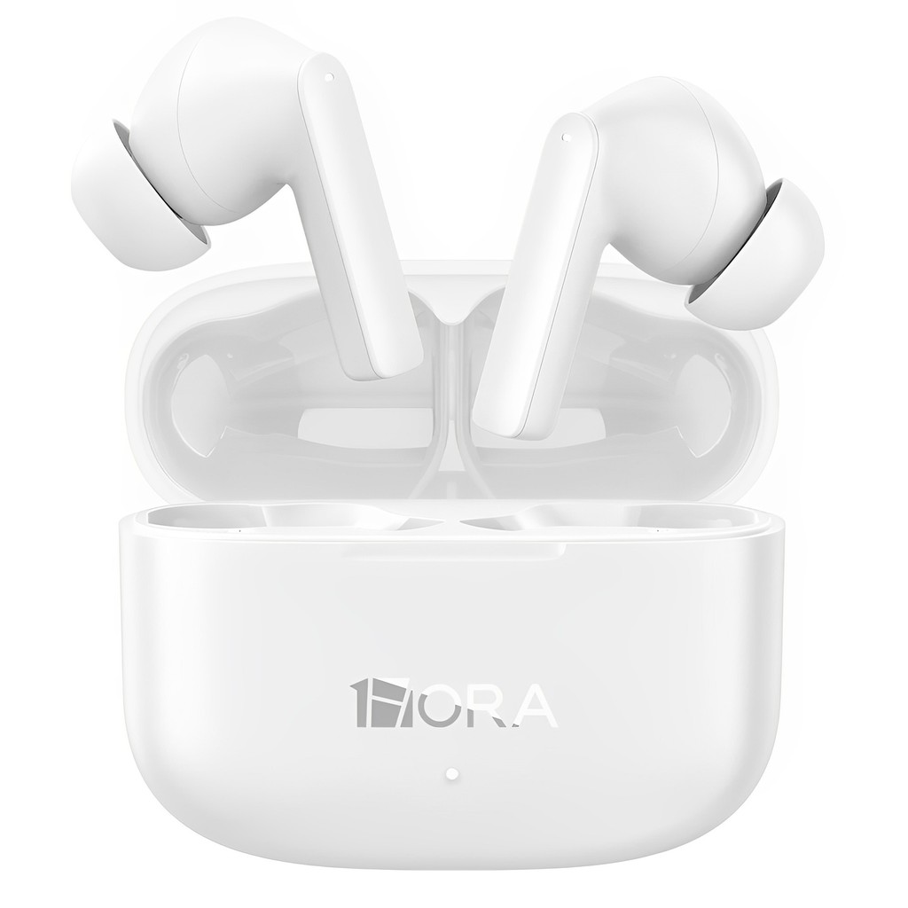 Fone de Ouvido Sem Fio 1HoraAut206b Bluetooth 5.3 Branco