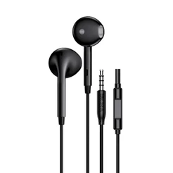 Fone Ouvido Com Fio 1Hora Conector 3.5mm Cabo 1,2M Preto