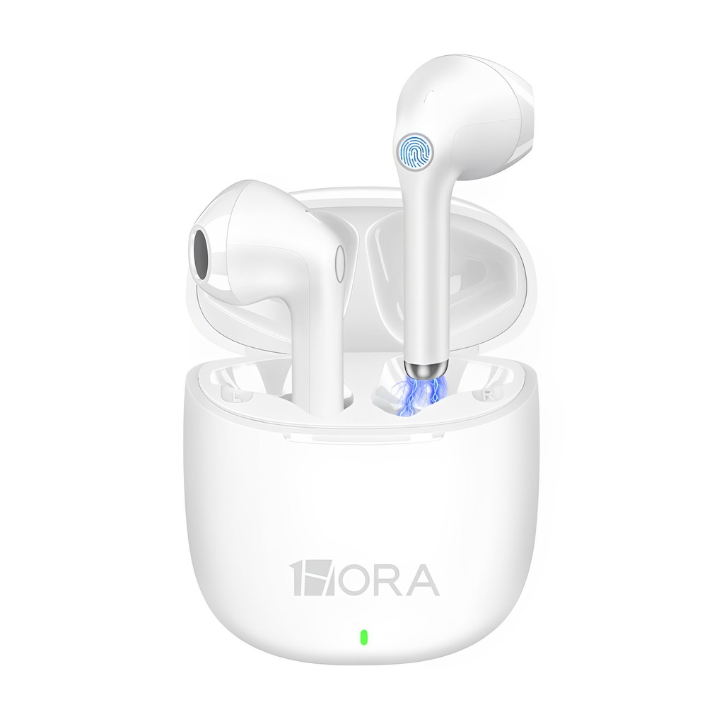 Fone de Ouvido Sem Fio 1HoraAut201b Bluetooth 5.3 Branco