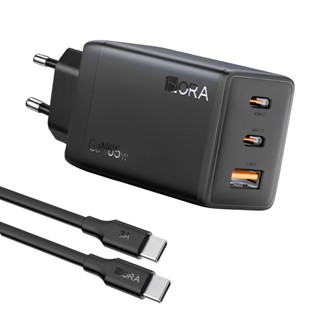 Carregador Usb 1Hora 65W + Cabo Usb C 2 Metros Preto em Oferta na Shopee