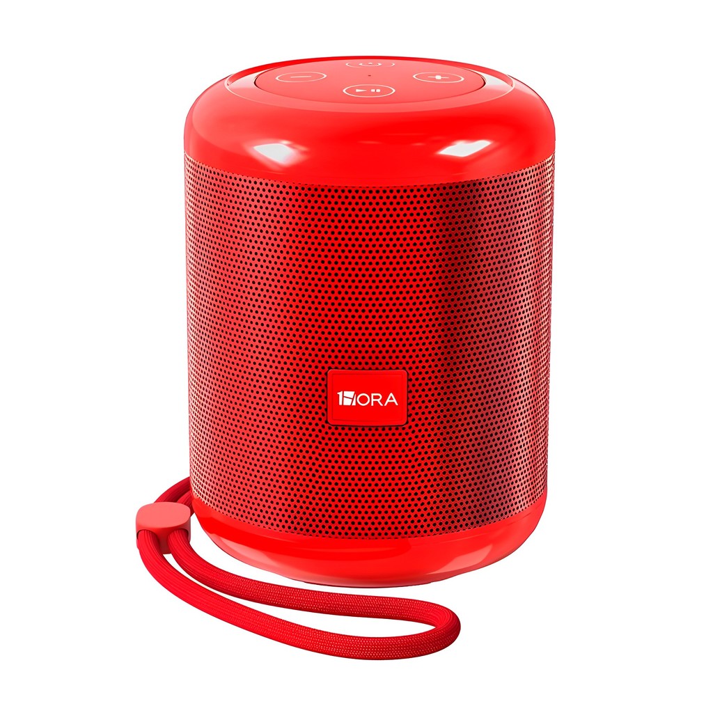 Caixa Som 1Hora Alto-falante Bluetooth Portátil Vermelho