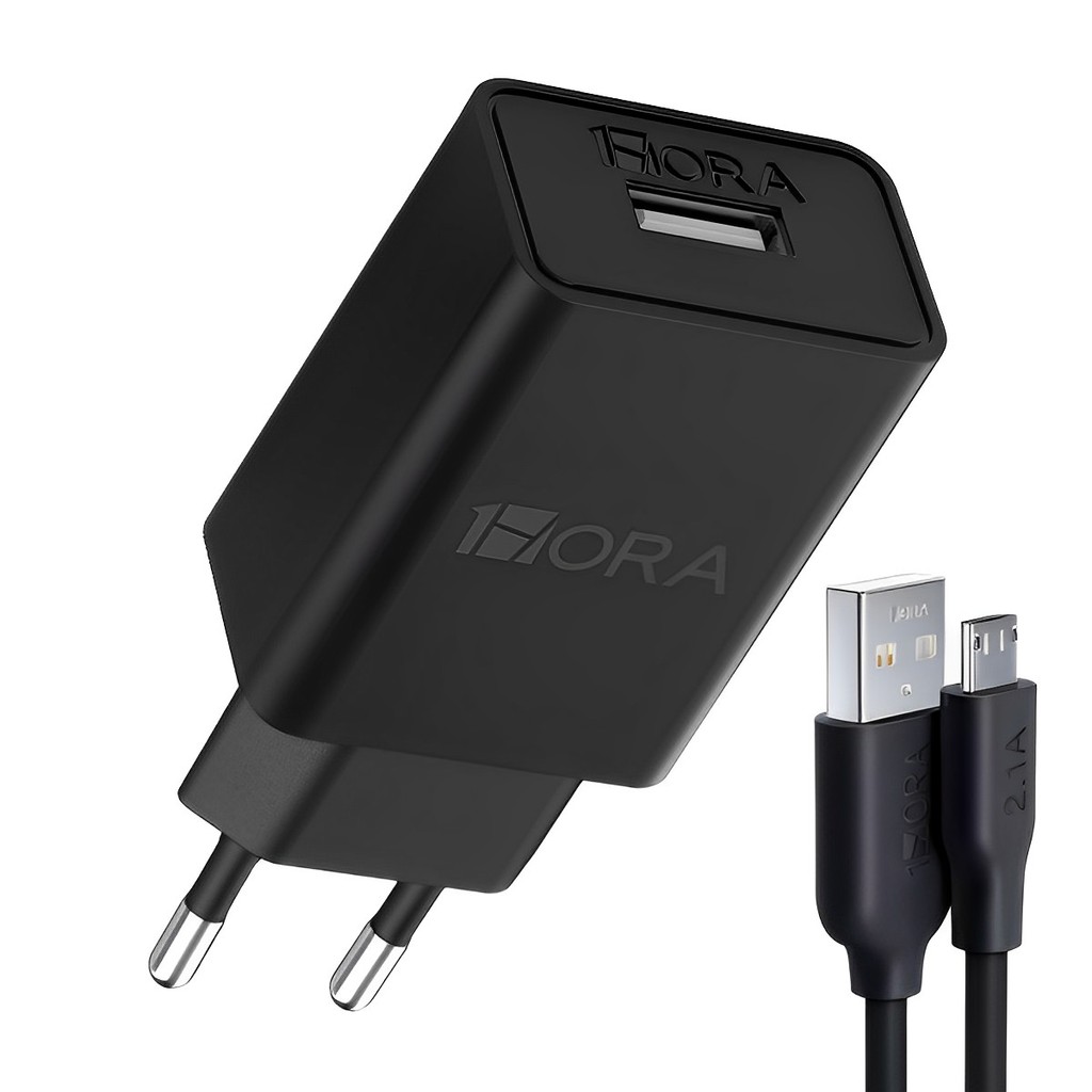 Carregador Usb 1Hora com Cabo Micro Usb 2.0A Preto em Oferta na Shopee