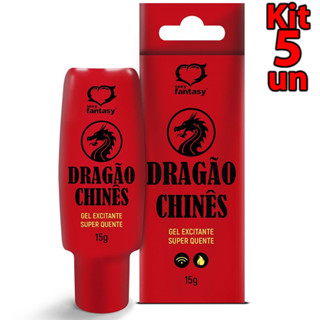 Gel Unissex Hot Dragão Chinês 15g Sexy Fantasy em Oferta na Shopee