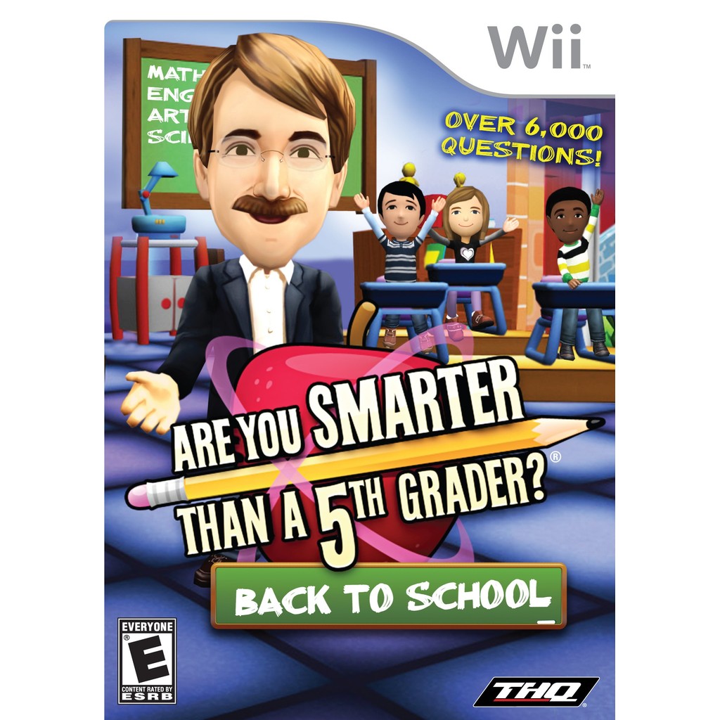 Are You Smater Than a 5th Grader Back to School - Nintendo Wii