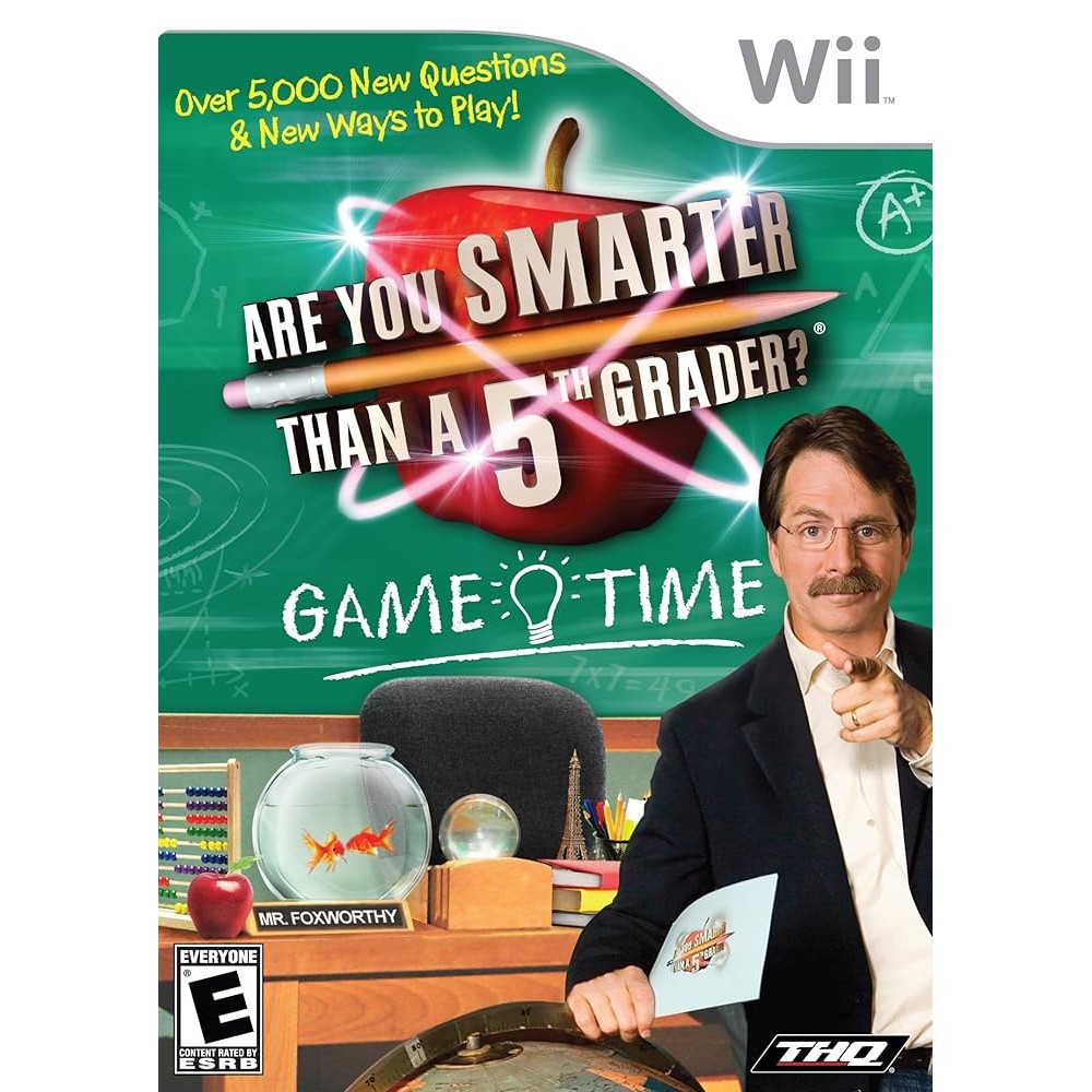 Are You Smater Than a 5th Grader game time - Nintendo Wii
