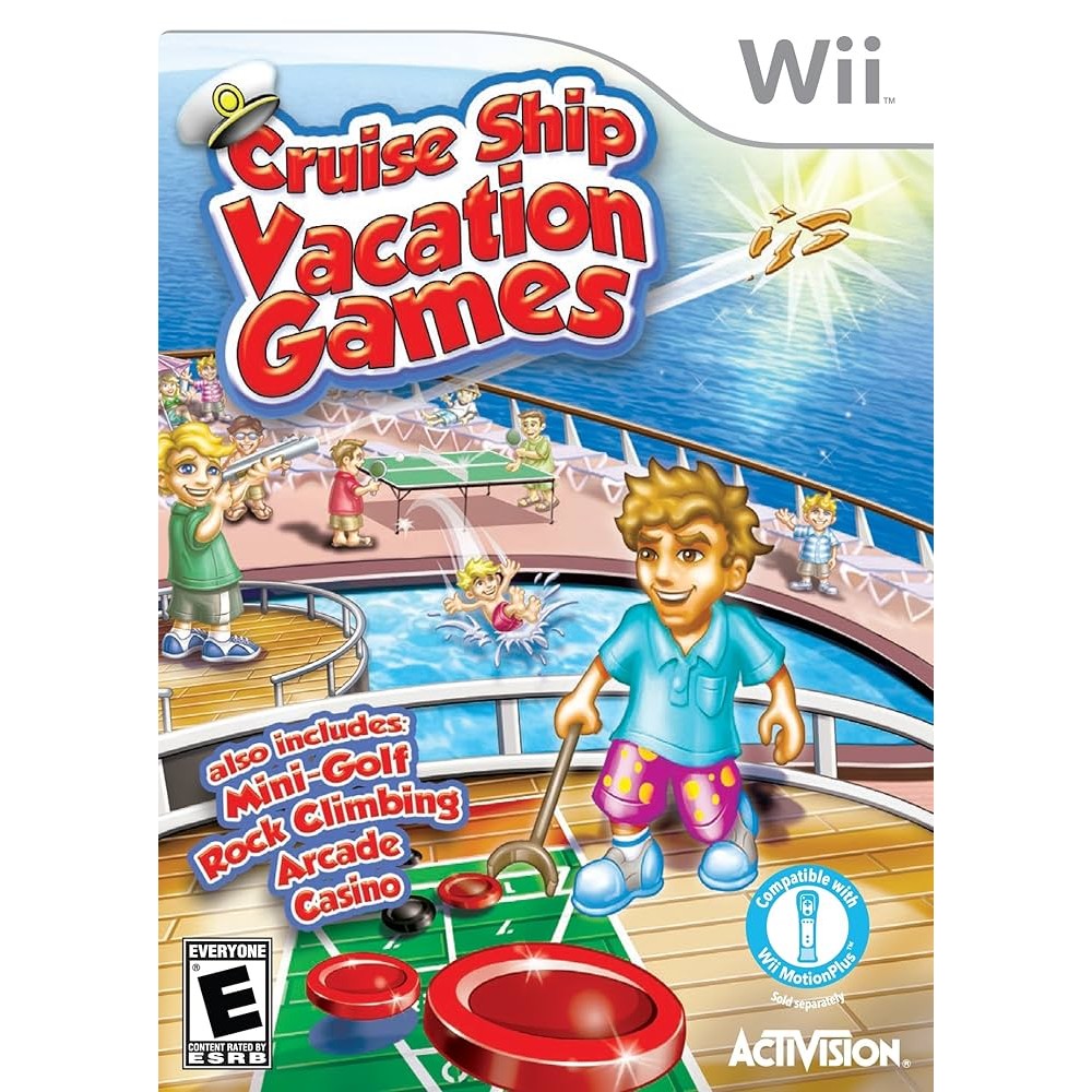 Cruise Ship Vacation Games - Nintendo Wii