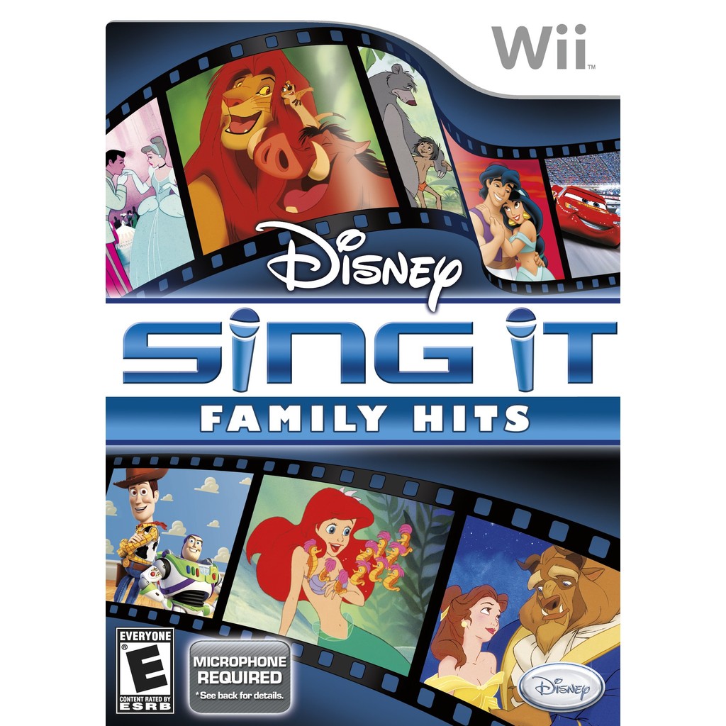Disney Sing IT - Family Hits - Nintendo Wii