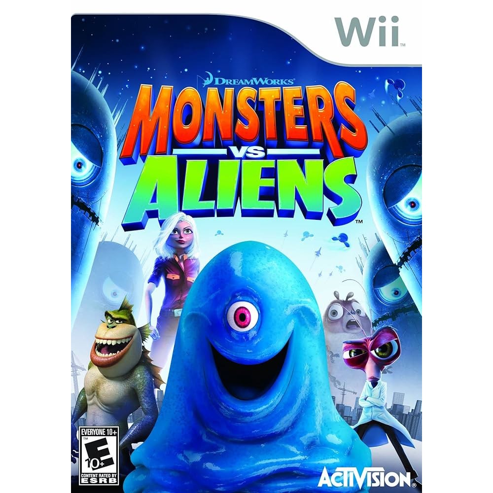 DreamWorks Monsters Vs Alien - Nintendo Wii