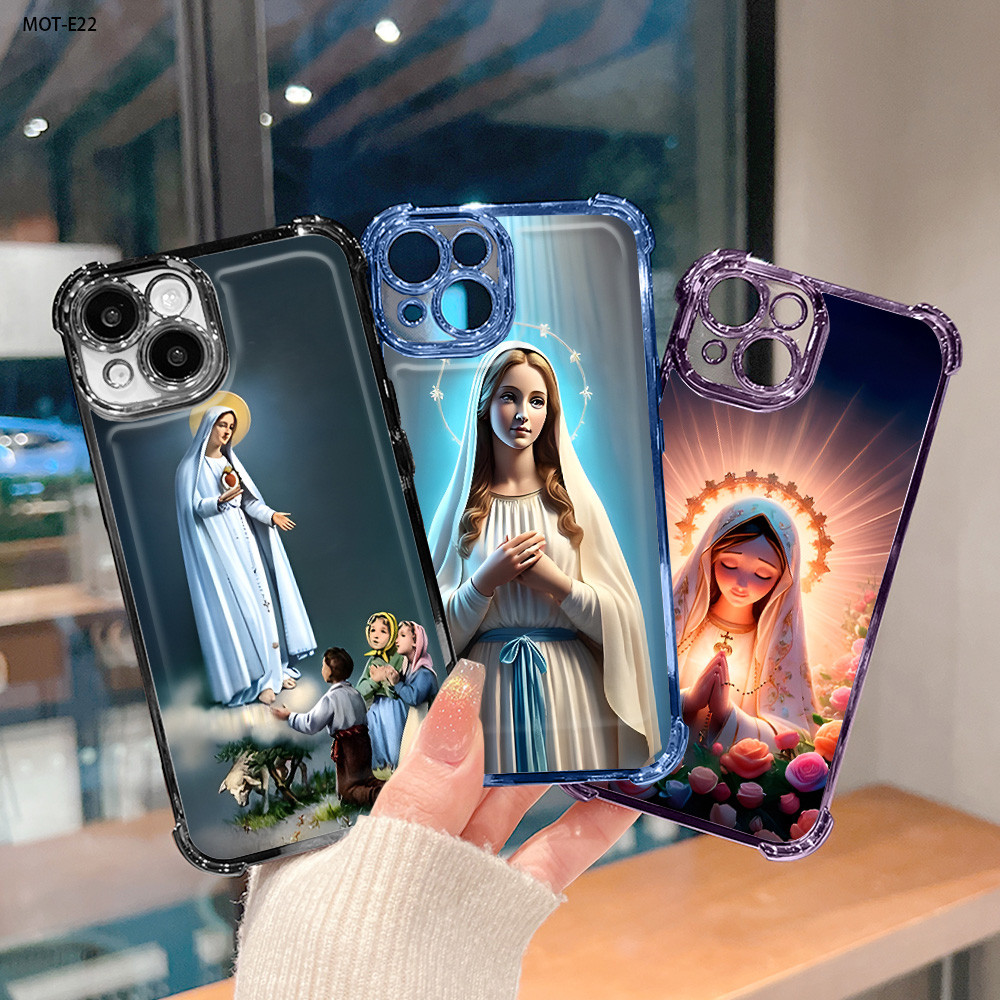 Capa Para Motorola Moto G35 G15 G05 G75 G60 G32 E22 E13 E14 Edge 50 Fusion 5G Case Capinha Transparente Protetora SJ0627 em Oferta na Shopee