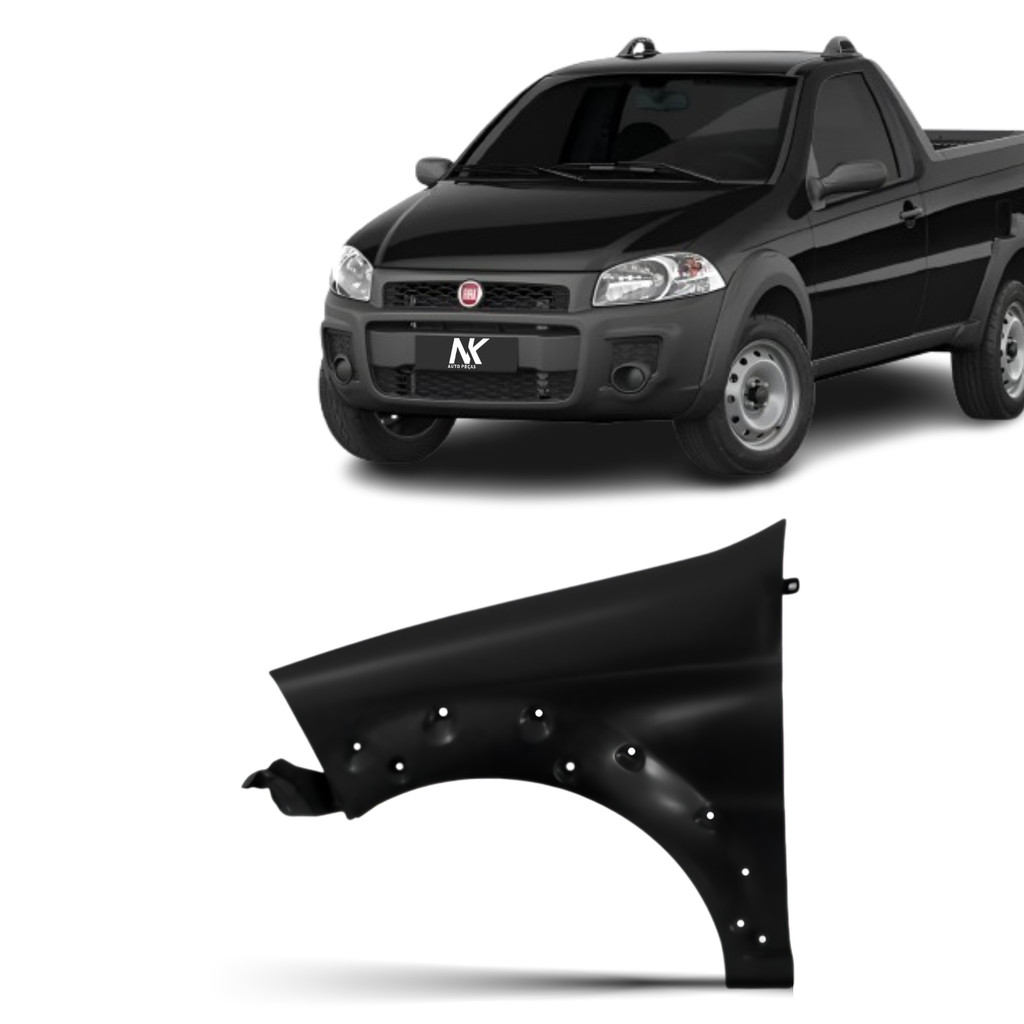 Paralama Dianteiro Strada Working 2014 15 16 A 20 Esquerdo em Oferta na Shopee