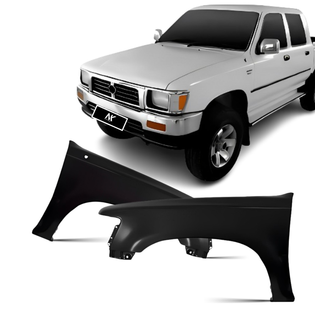 Paralama Hilux 4x4 1992 1993 1994 1995 1996 1997 1998 1999 2000 2001 Com Furo antena Direito