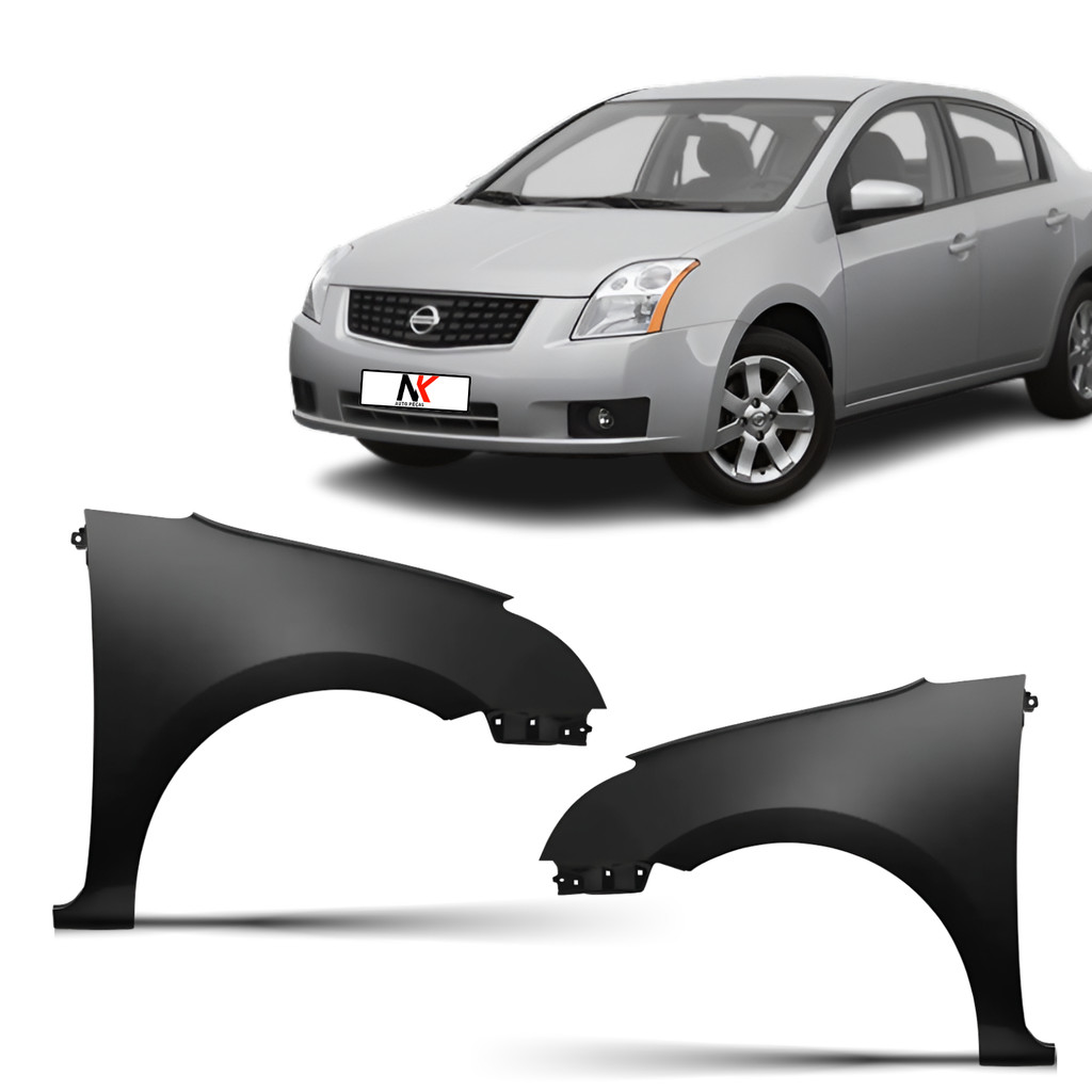 Par Paralama Dianteiro Sentra 2007 2008 2009 2010 2011 2012 2013