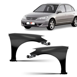 Par Paralama Dianteiro Civic 2004 2005 2006 em Oferta na Shopee
