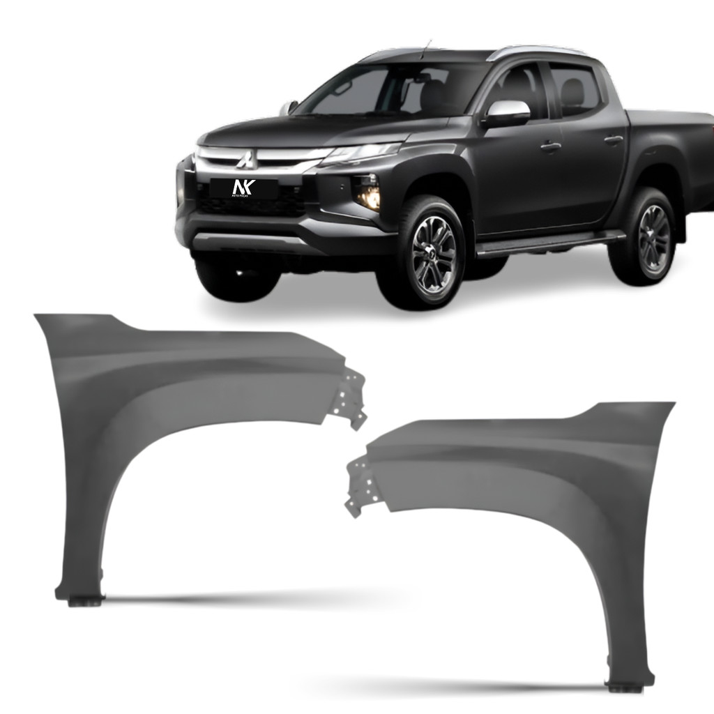 Par Paralama Dianteiro Triton L200 2021 2022 2023 2024
