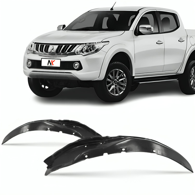 Parabarro Dianteiro Triton L200 2017 a 2020 Parte Traseira Esquerdo