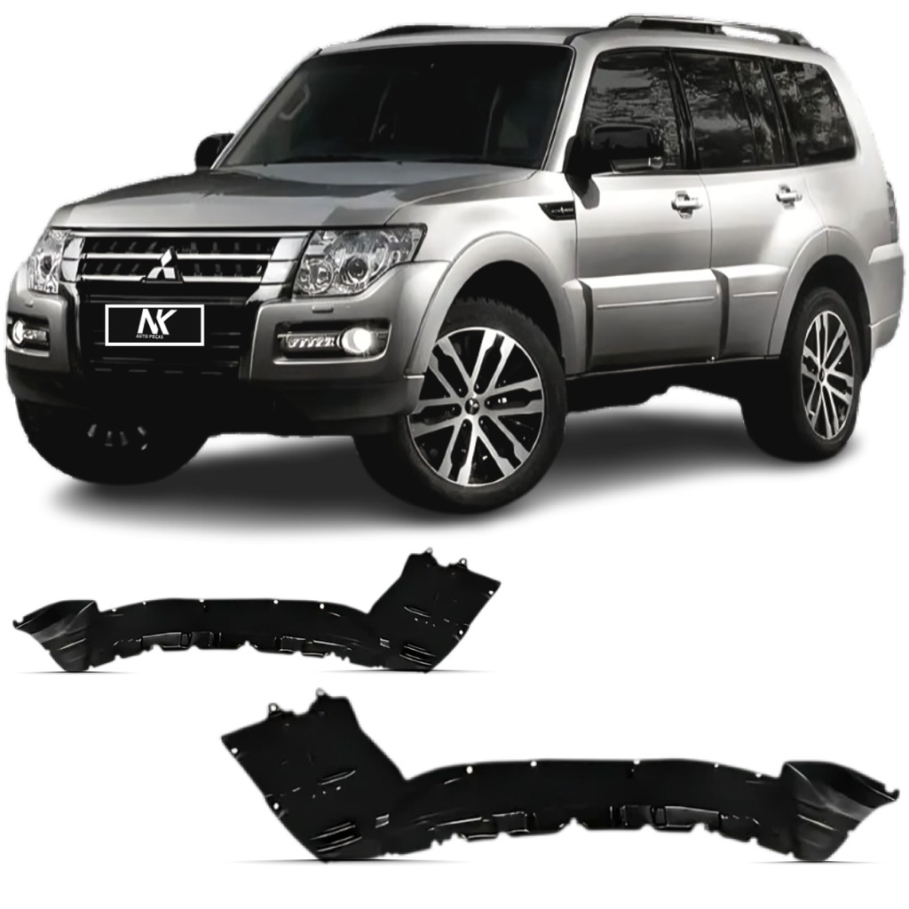 Parabarro Dianteiro Pajero Full 2004 2005 2006 2007 Direito Novo Casca Ovo Asa Urubu