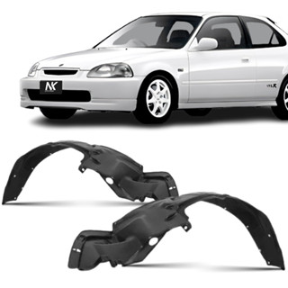 Par Parabarro Dianteiro Honda Civic 1996 á 2000 em Oferta na Shopee