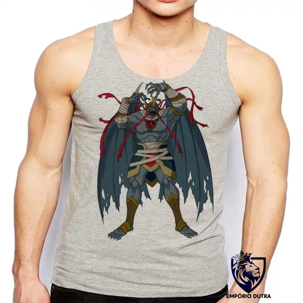 Camiseta Regata adulto ou infantil thundercats mun ra vilão mumia desenho antigo