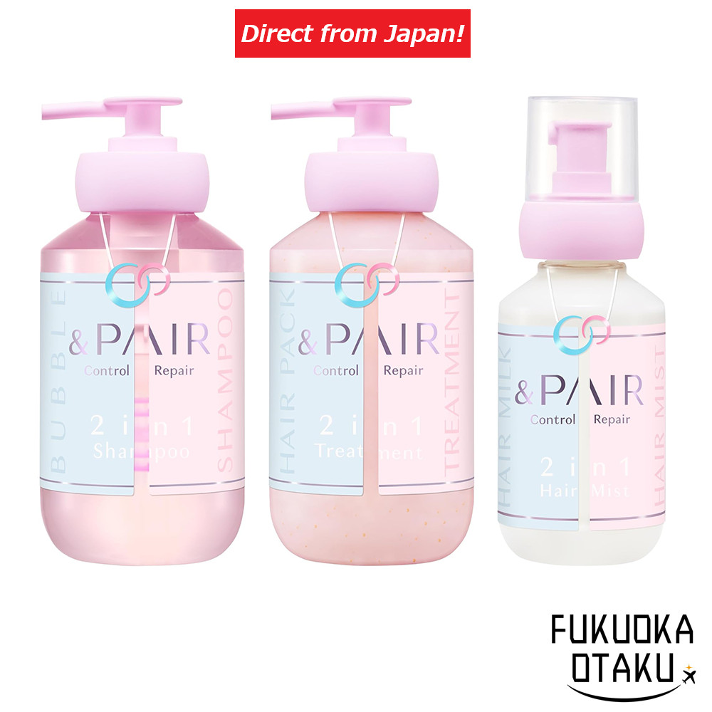 &PAIR Cuidados com o Cabelo &PAIR Shampoo & Tratamento 2 em 1 / Bruma Capilar【Direto do Japão】