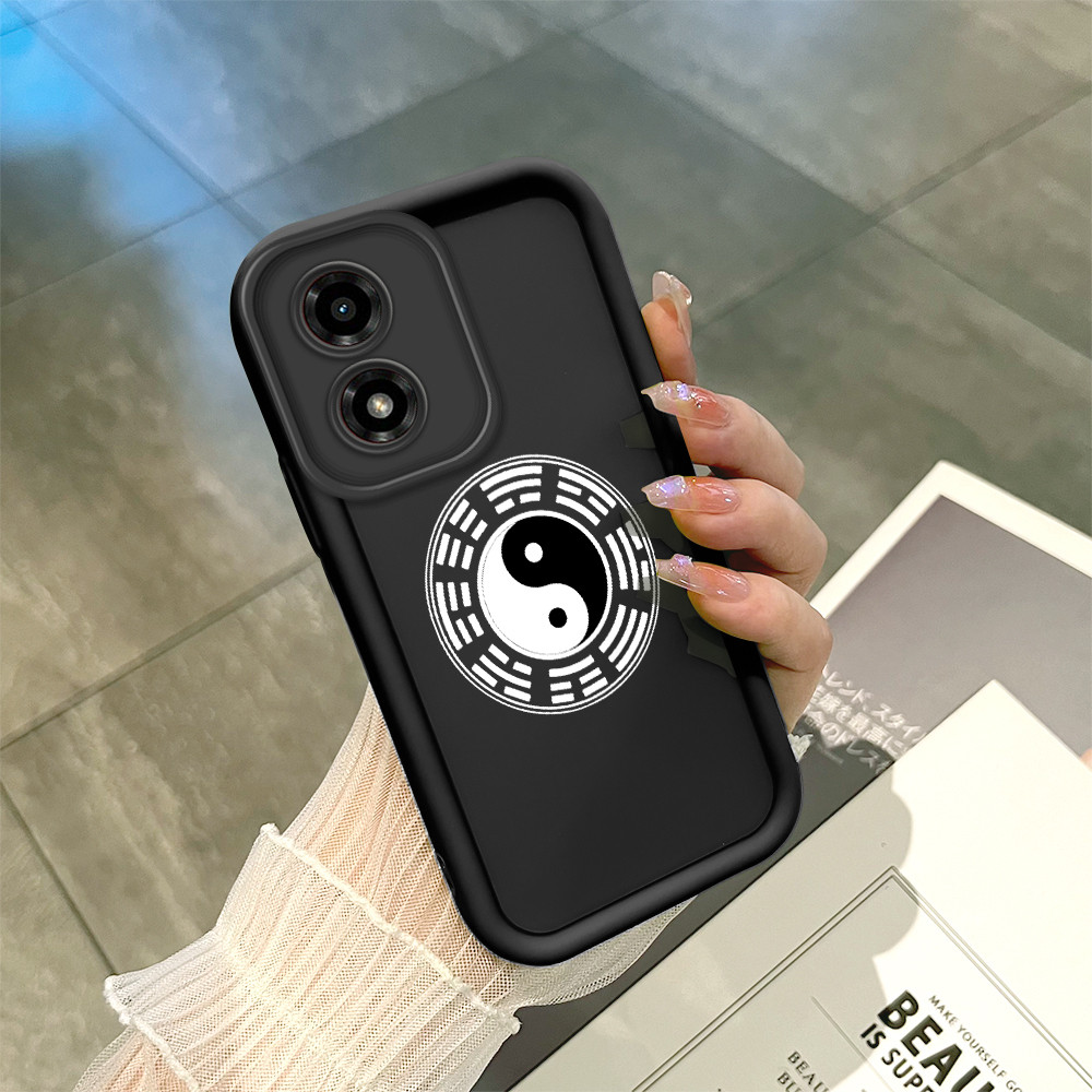 Capinha Para Motorola Moto G04 G04S E14 Capa De Preto Normal Macio Case 6262 TYB