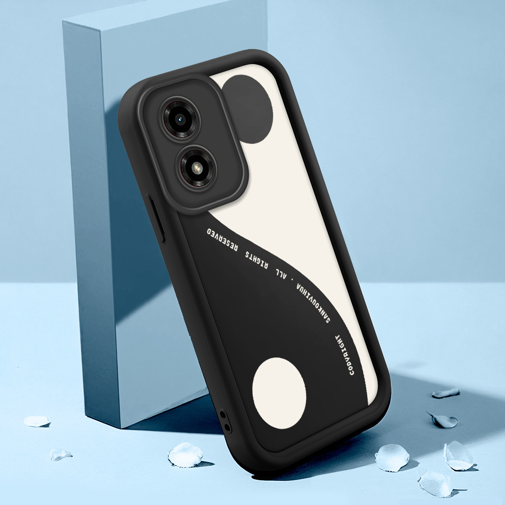 Capinha Para Motorola Moto G04 G04S E14 Capa De Preto Normal Macio Case 6273 TYB