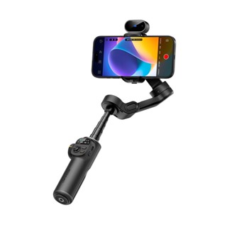 Gimbal Portátil Aochuan X2 AI Selfiestick Celular Preto em Oferta na Shopee