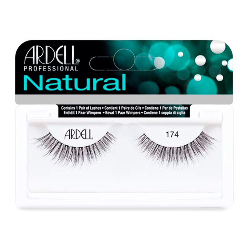 Cílios Postiços Ardell Natural 174 Pacote com 1 Par em Oferta na Shopee