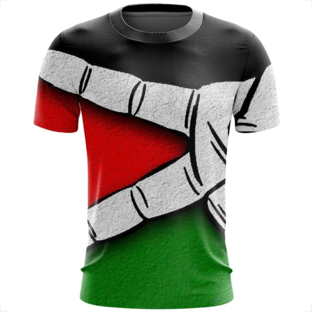 Camisa Camiseta Palestina Israel Jerusalém Países Juntos 04