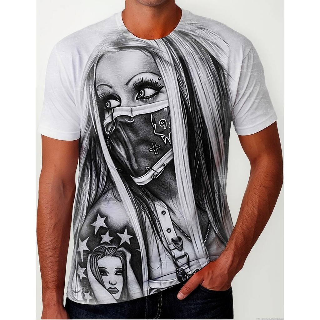 Camisa Camiseta Mexicanas Ticanas Tatuagem La Mafia 06