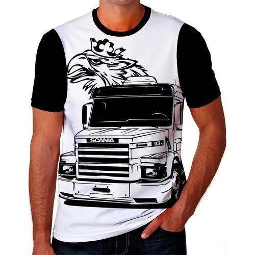 Camisa Camiseta Caminhão Carreta Mercedes Scania Estrada 08