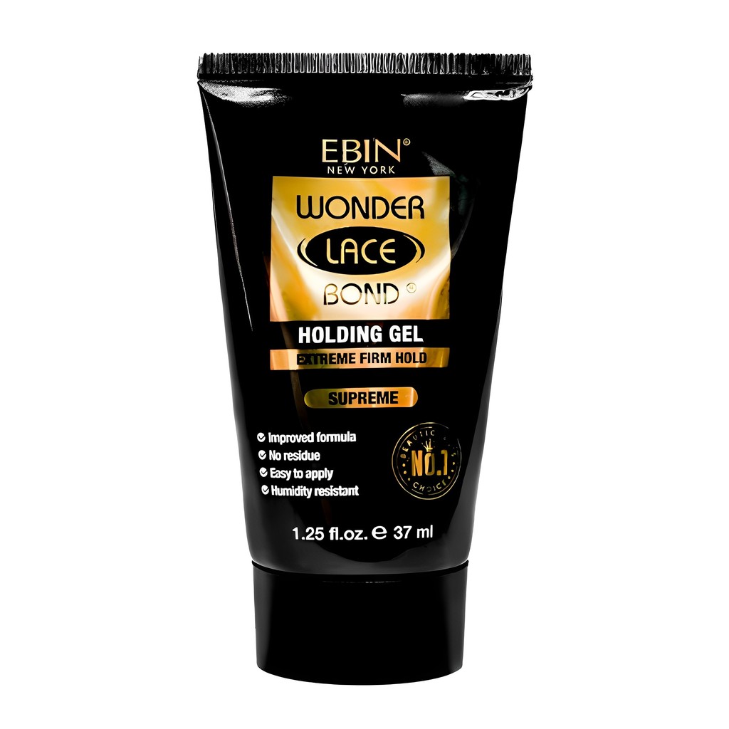 Gel Cola Fixação Peruca Ebin Wonder Lace Holding 37ml