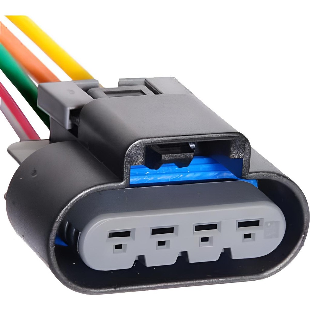 Conector Chicote Plug Farol Da Gm S-10 Blazer Captiva 4 Vias
