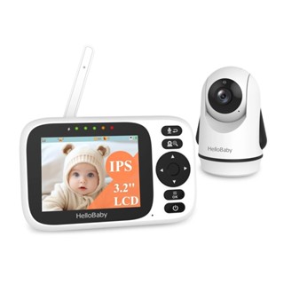 Babá Eletrônica HelloBaby Hb6339 Monitor Bebê 3.2 Branco em Oferta na Shopee