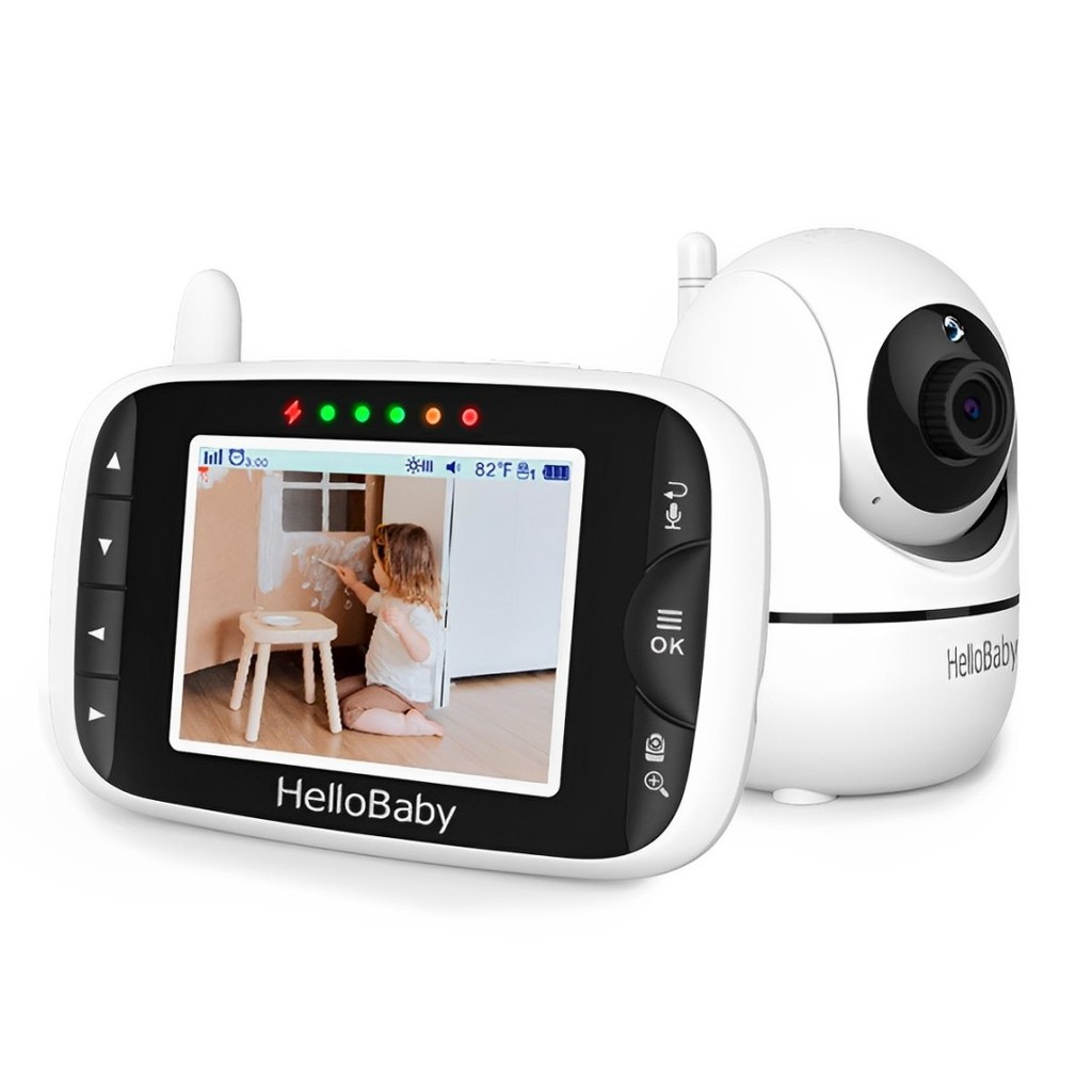 Babá Eletrônica HB65 HelloBaby Branco