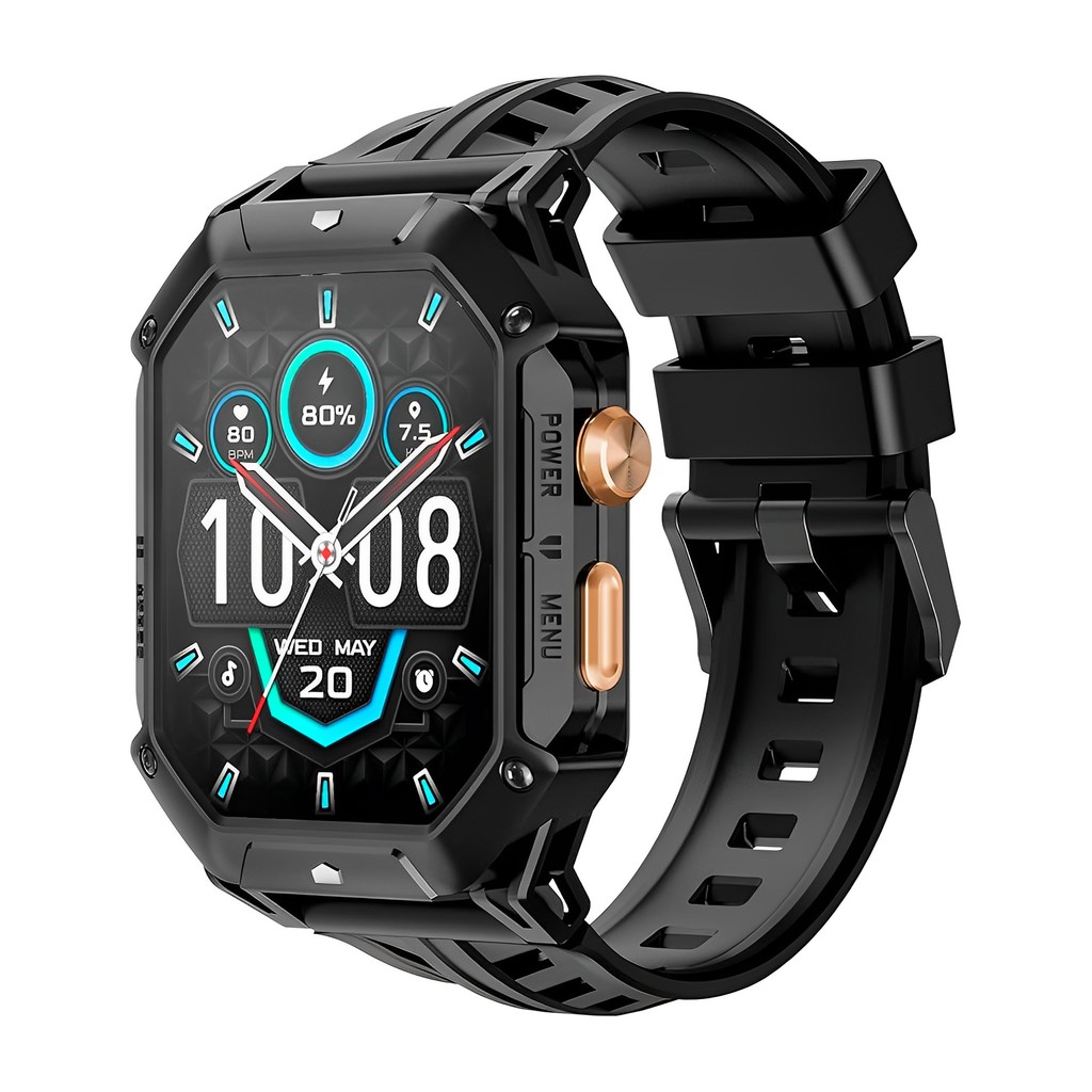 Haylou Smartwatch Iron N1 BT 5.3 Tela 2,13 pol. Preto em Oferta na Shopee