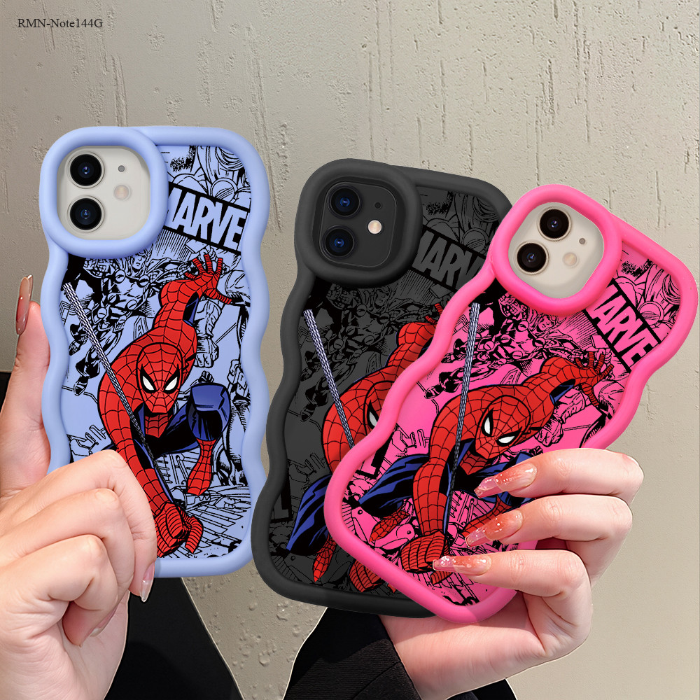 Capinha Para Xiaomi Redmi Note 14 13 12 12S 11 11S 10 10S Pro 4G 5G Capa De Silicone Ondulada Fofa MKL0067 em Oferta na Shopee