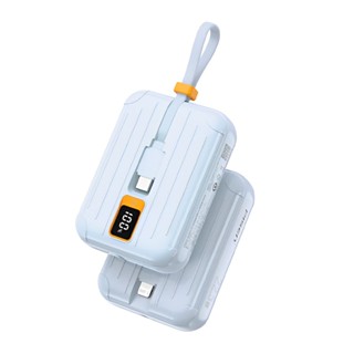 Power Bank 10000Mah Pisen Dual Cabo Usb C/Ios 22.5W Azul em Oferta na Shopee