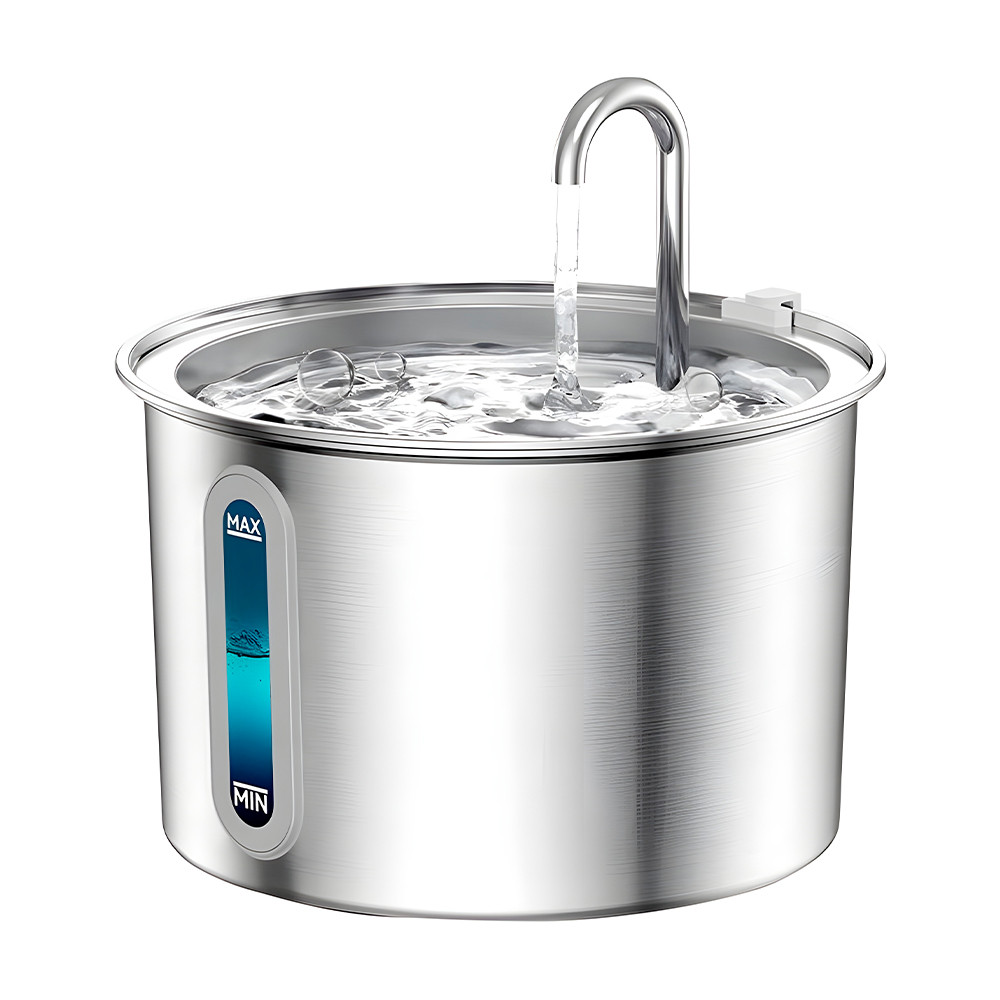 Fonte/Bebedouro Oneisall 2L Aço Inoxidável p/Cães Gatos em Oferta na Shopee