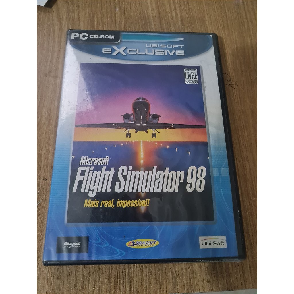Jogo pc Microsoft flight simulator 98 lacrado Original